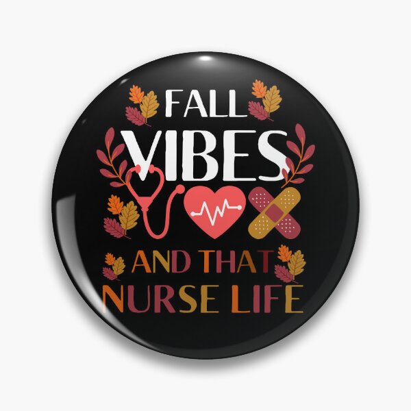 Artikelvorschau, FALL VIBES UND DAS LEBEN DER KRANKENSCHWESTER entworfen und verkauft von Hussain Shirts.