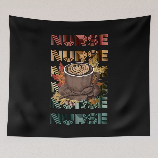 Item preview, Fall Vibes And That Nurse Life designed and sold by RockBeeDesigns.