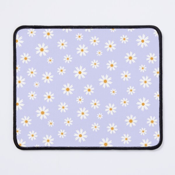Item preview, Stylized Daisies Surface Pattern on Light Purple Lilac designed and sold by Ceyda Bolat.