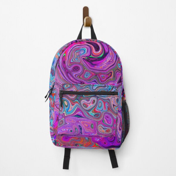 Item preview, Purple, Blue and Red Abstract Retro Swirl designed and sold by myrubiogarden.