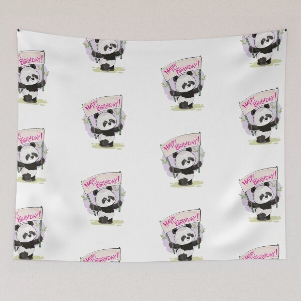Item preview, Happy little panda.Happy birthday designed and sold by Fufustyle.