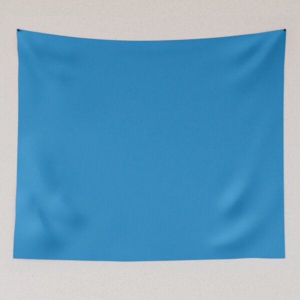 Item preview, Azure Blue Plain Solid Background designed and sold by burbankdesigns.