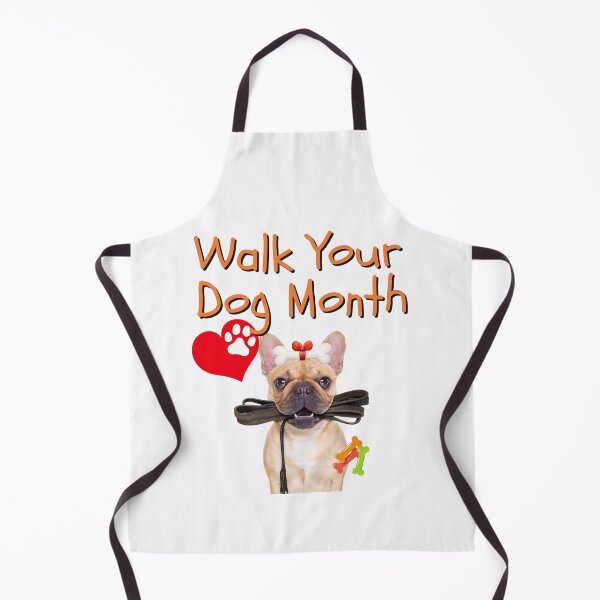 Item preview, Walk Your Dog Month Cute Frenchie With Leash Design designed and sold by EarthArtDesigns.