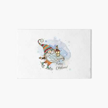 Cute Holiday Nordic Gnomes in Hat with Candy Gifts Watercolor Merry  Christmas Xmas Winter Duvet Cover by Petite Patterns - Pixels
