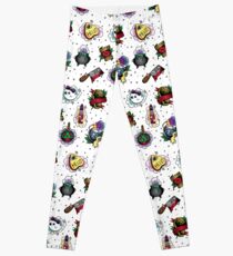 Spooky Cute Halloween Pattern Leggings