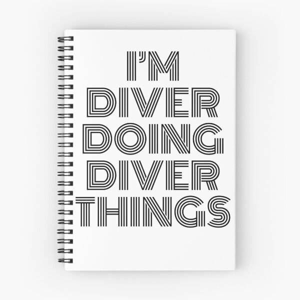 Item preview, I'm Diver Doing Diver Things Vintage Quote designed and sold by SVPOD.