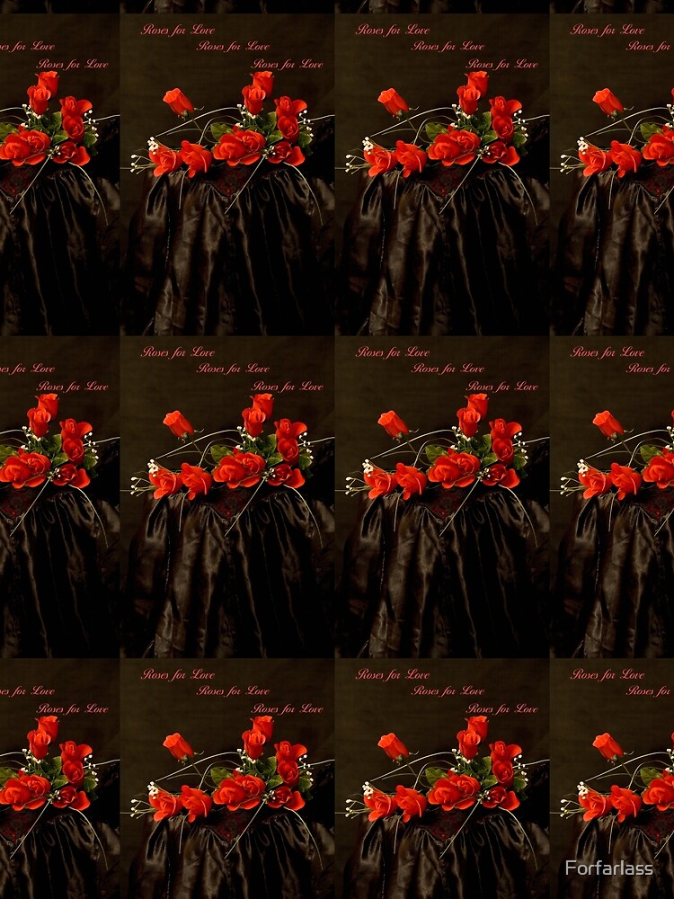 Thumbnail 3 of 3, Scarf, Red Roses. designed and sold by Forfarlass.