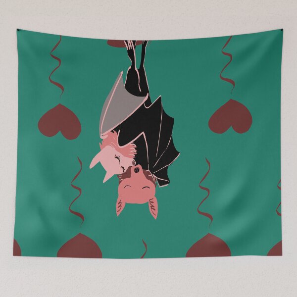 Item preview, Bat Hugs for a pink Halloween designed and sold by belettelepink.