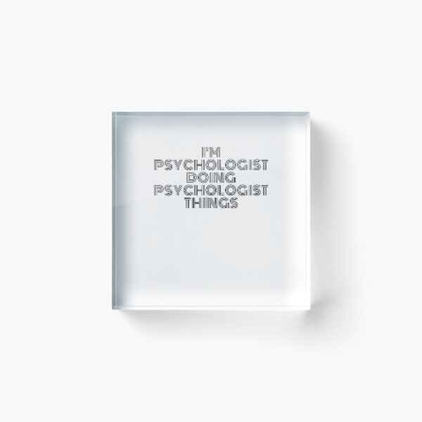 Item preview, I'm Psychologist Doing Psychologist Things Vintage Quote designed and sold by SVPOD.