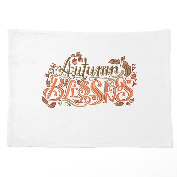 Thanks giving, fall, count your blessings, Autumn Blessings Pet Blanket