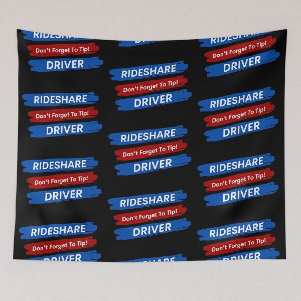 Item preview, Rideshare Driver - Don't Forget To Tip! designed and sold by MtWoodsonSales.
