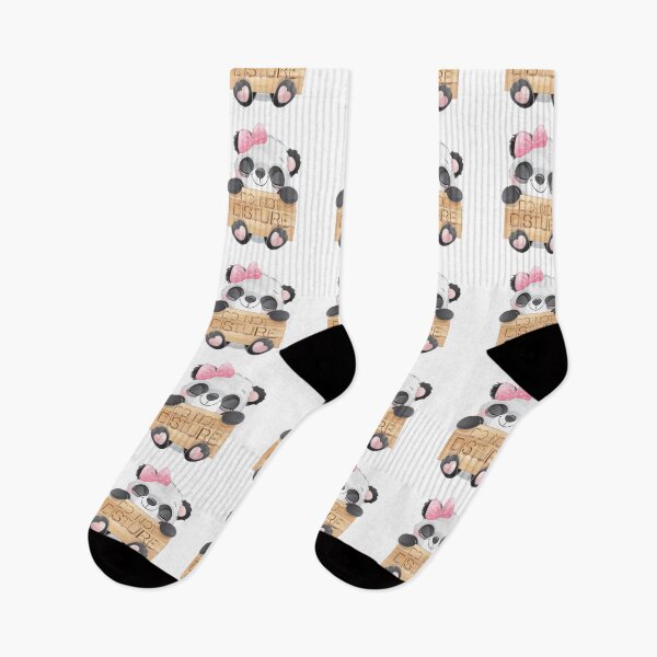 Item preview, Happy little panda.Don't disturb! designed and sold by Fufustyle.