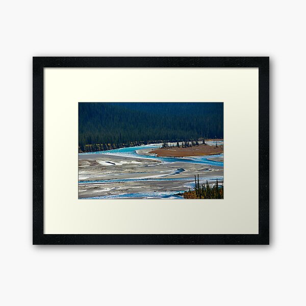 Saskatchewan River Crossing Framed Art Print