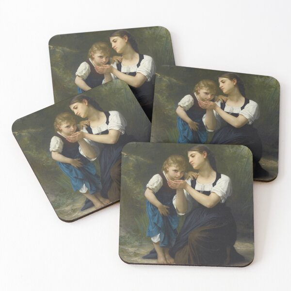 Item preview, La Coupe Improvisée (The Improvised Cup) | Elizabeth Jane Gardner Bouguereau | 1884 French Art designed and sold by CJET.