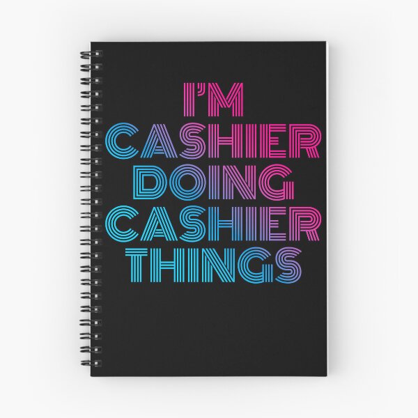 Item preview, I'm Cashier Doing Cashier Things Retro Neon designed and sold by SVPOD.