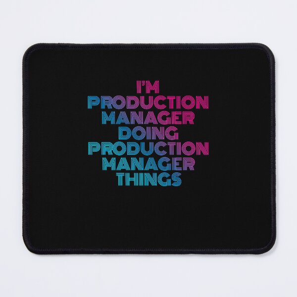 Item preview, I'm Production Manager Doing Production Manager Things Retro Neon designed and sold by SVPOD.