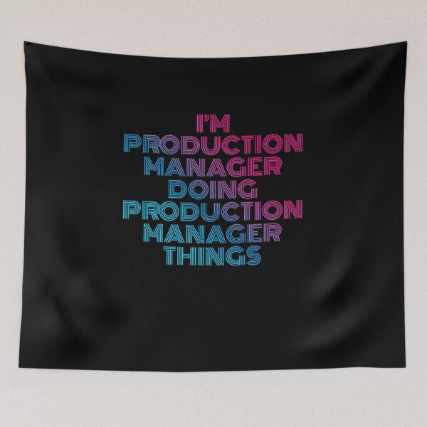 Item preview, I'm Production Manager Doing Production Manager Things Retro Neon designed and sold by SVPOD.