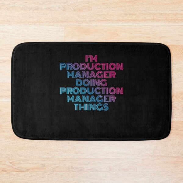 Item preview, I'm Production Manager Doing Production Manager Things Retro Neon designed and sold by SVPOD.