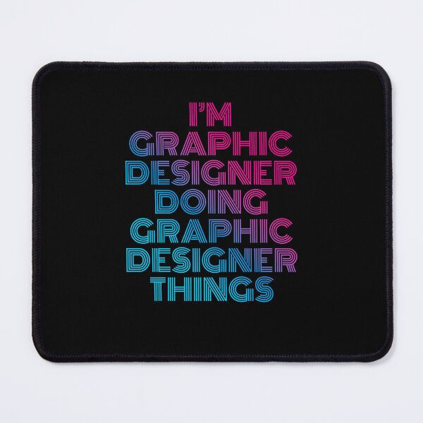 Item preview, I'm Graphic Designer Doing Graphic Designer Things Retro Neon designed and sold by SVPOD.