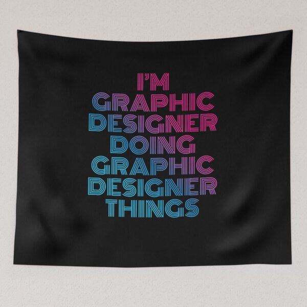 Item preview, I'm Graphic Designer Doing Graphic Designer Things Retro Neon designed and sold by SVPOD.