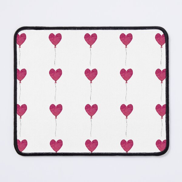 Item preview, Dark and pink love balloon seamless pattern designed and sold by Yana Mustafina | Boho Soulful Designs.