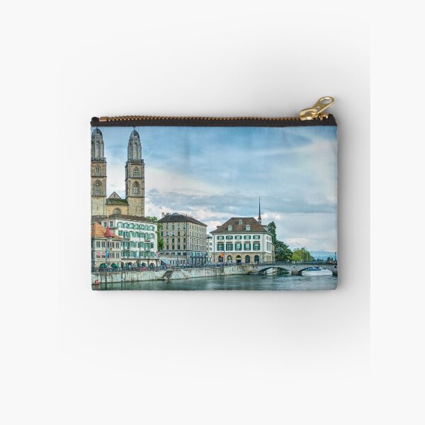 Item preview, Zurich by the Münsterbrücke designed and sold by Viv Thompson Photography .