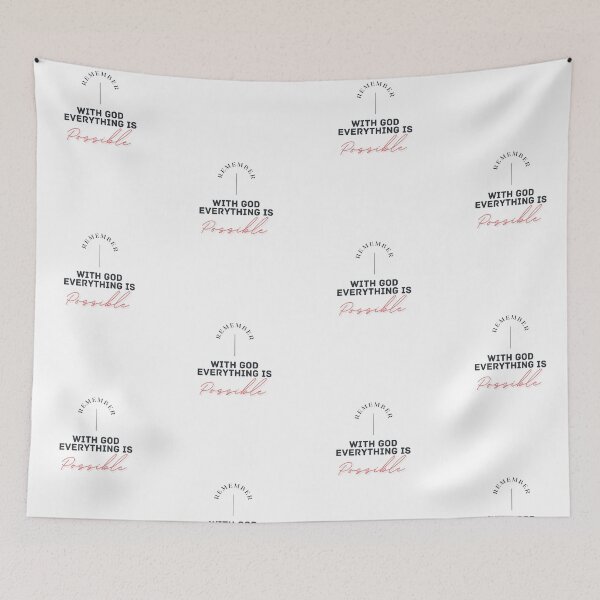Item preview, Luke 1:37 Nothing is impossible with God designed and sold by DareDreams.
