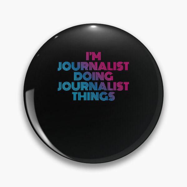 Item preview, I'm Journalist Doing Journalist Things Retro Neon designed and sold by SVPOD.