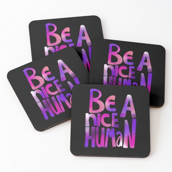 Item preview, Be a nice human designed and sold by Lillieoandco.