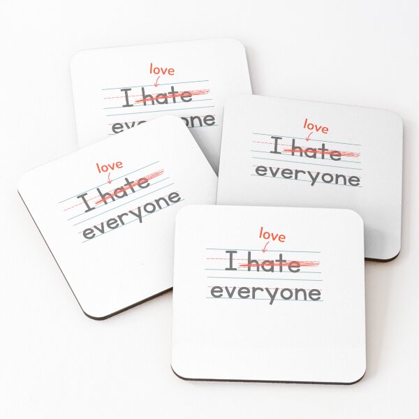 Item preview, I Hate Love Everyone World Kindness Day Graphic designed and sold by QuanJewelry.