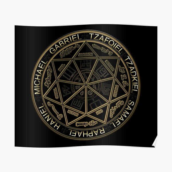 “Seal of the 7 Archangels” Poster for Sale by Collugraphic | Redbubble