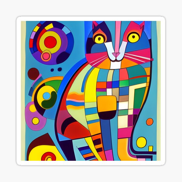 Cats collection - style 02 - catesque 40 Sticker