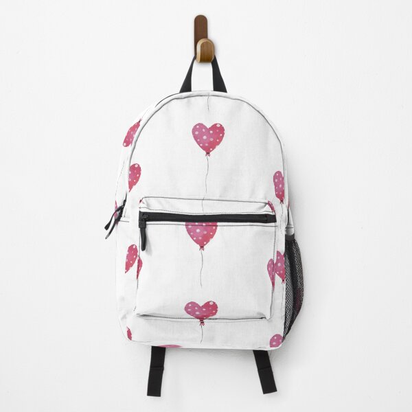 Item preview, Cute heart pink balloon seamless pattern designed and sold by Yana Mustafina | Boho Soulful Designs.