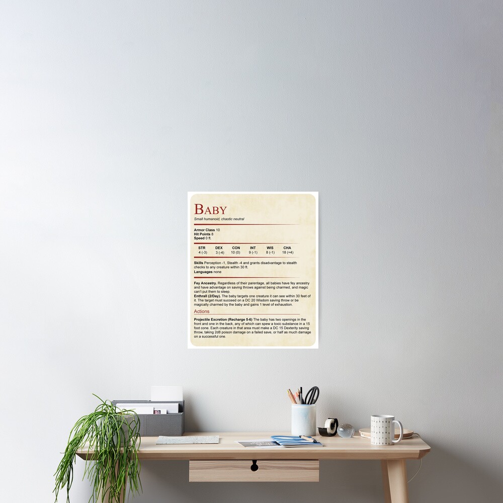 Item preview, Poster designed and sold by sunburstrpg.