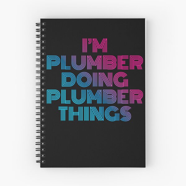 Item preview, I'm Plumber Doing Plumber Things Retro Neon designed and sold by SVPOD.