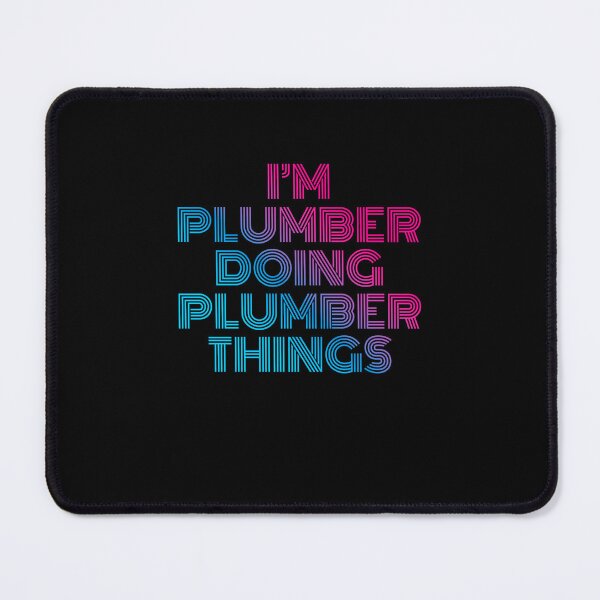 Item preview, I'm Plumber Doing Plumber Things Retro Neon designed and sold by SVPOD.