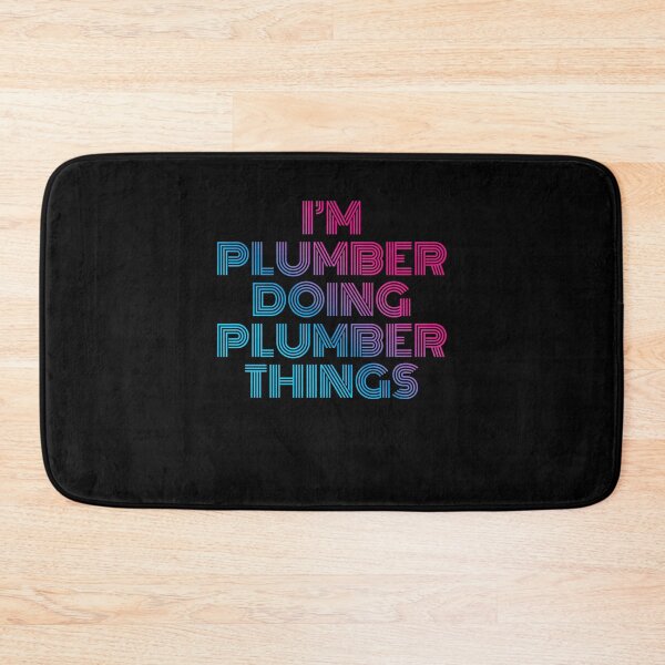 Item preview, I'm Plumber Doing Plumber Things Retro Neon designed and sold by SVPOD.