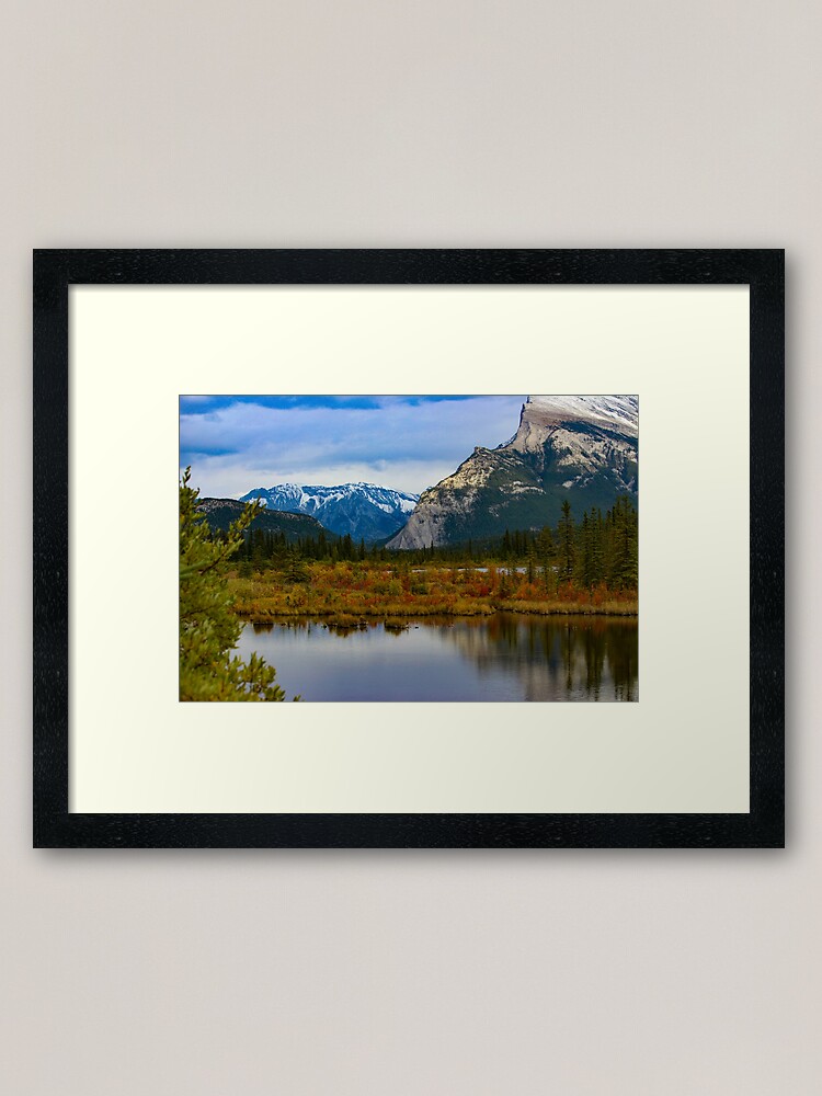 Alternate view of Vermilion Lake Framed Art Print