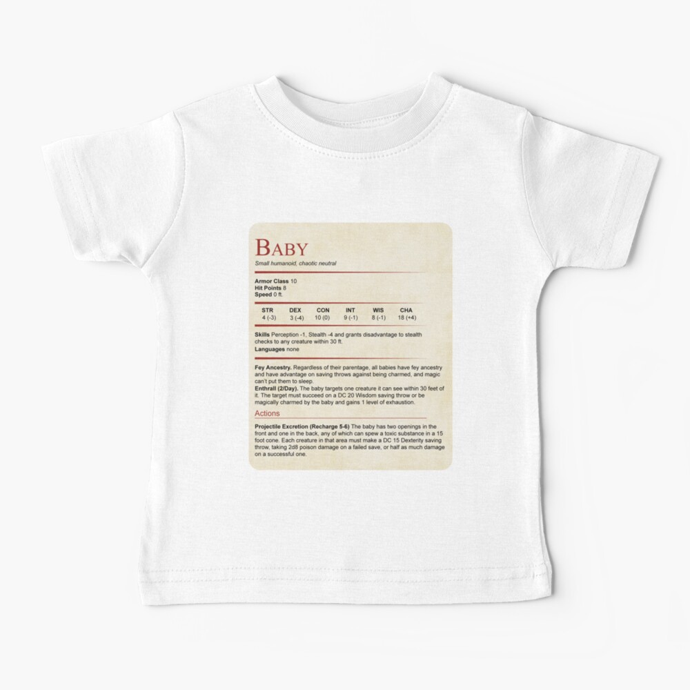 Item preview, Baby T-Shirt designed and sold by sunburstrpg.