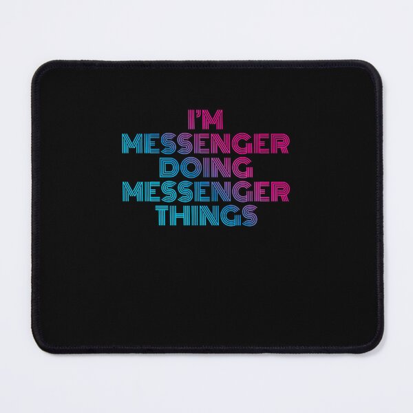 Item preview, I'm Messenger Doing Messenger Things Retro Neon designed and sold by SVPOD.