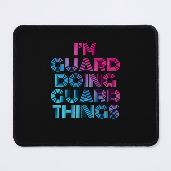 Item preview, I'm Guard Doing Guard Things Retro Neon designed and sold by SVPOD.