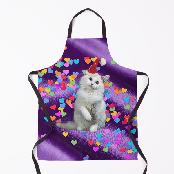 Aperçu de l'œuvre Beau chat blanc V3 créée et vendue par The Love Quill.