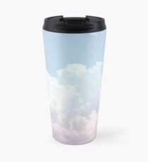 Dreamy Cotton Blue Sky Travel Mug