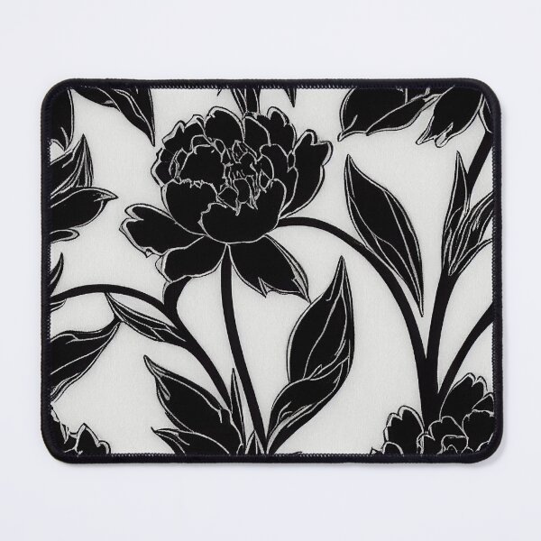 Item preview, Vintage Floral Cottagecore  Romantic Flower Peony Design Black and White designed and sold by VintageFlorals.