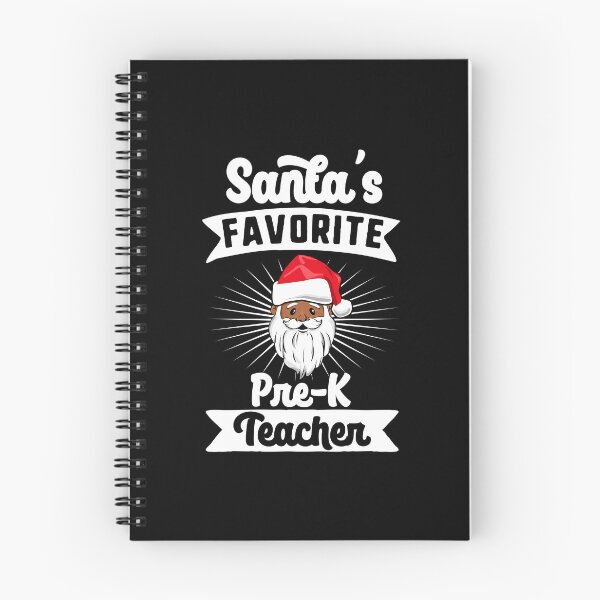 Item preview, Santa's Favorite Pre-K Teacher Black Santa Melanin Christmas designed and sold by QueenOfPrint.
