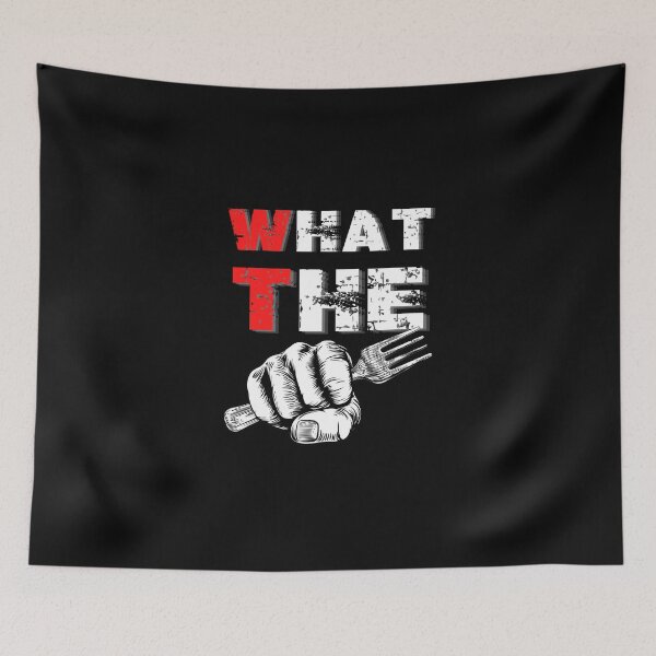 Item preview, Cool Funny Vintage WTF - What the Fork? designed and sold by laiwole.