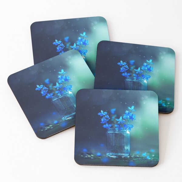 Item preview, Blue flowers in vase designed and sold by hriundelj.