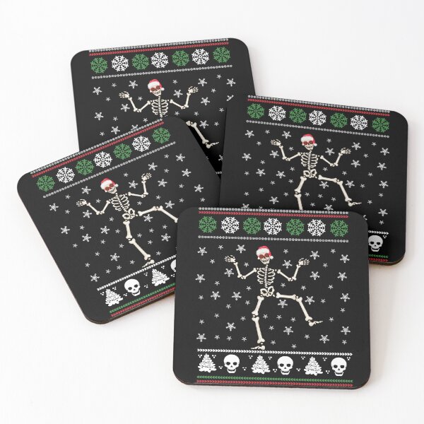 Item preview, funny Dancing santa Skeleton sunglasses designed and sold by Pixelish.