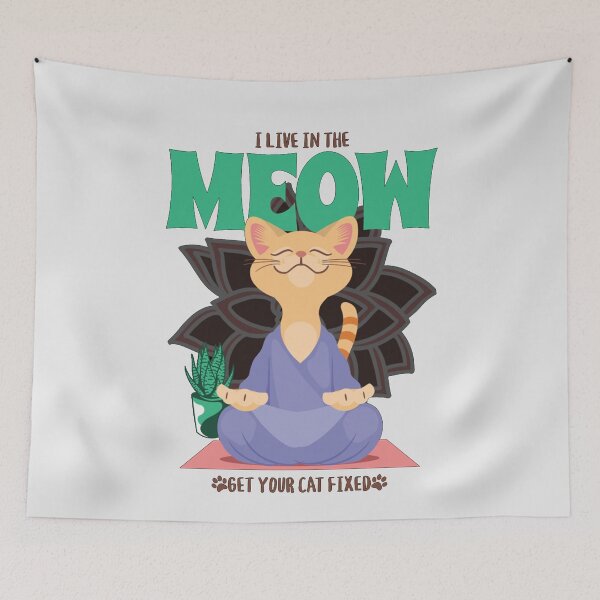 Item preview, Get your Cat Fixed I Live in The Meow designed and sold by GeminiDaydreamer.