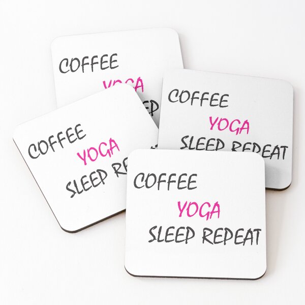 Artikelvorschau, KAFFEE-YOGA-SCHLAF-WIEDERHOLUNG entworfen und verkauft von DreamWorld07.